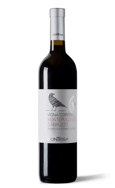 Montepulciano d’Abruzzo DOC 2023 wine bottle, 75cl, with a rich and fruity character.